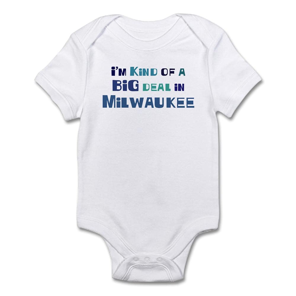 Milwaukee Infant Baby Bodysuit - Cute & Comfortable Onesie for Newborns & Toddlers - Perfect for Family Outings, Photo Shoots & Everyday Wear