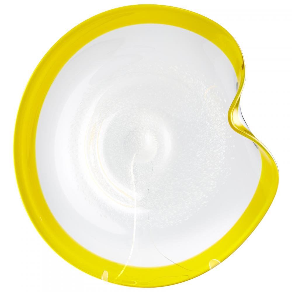 Cyan Design 06754 Large Cosmic Plate - Elegant Decorative Ceramic Plate for Dining, Wall Art & Home Decor