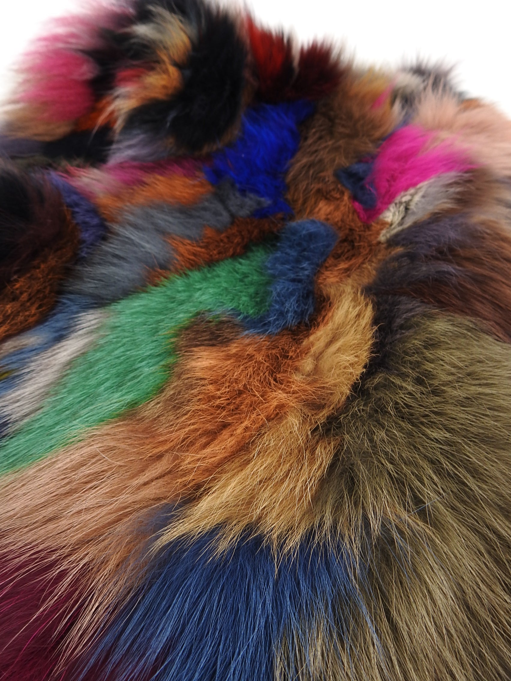 Adrienne Landau Women's Patchwork Fox Fur Vest - Size S / 6 - Luxury Winter Fashion for Parties & Outdoor Events