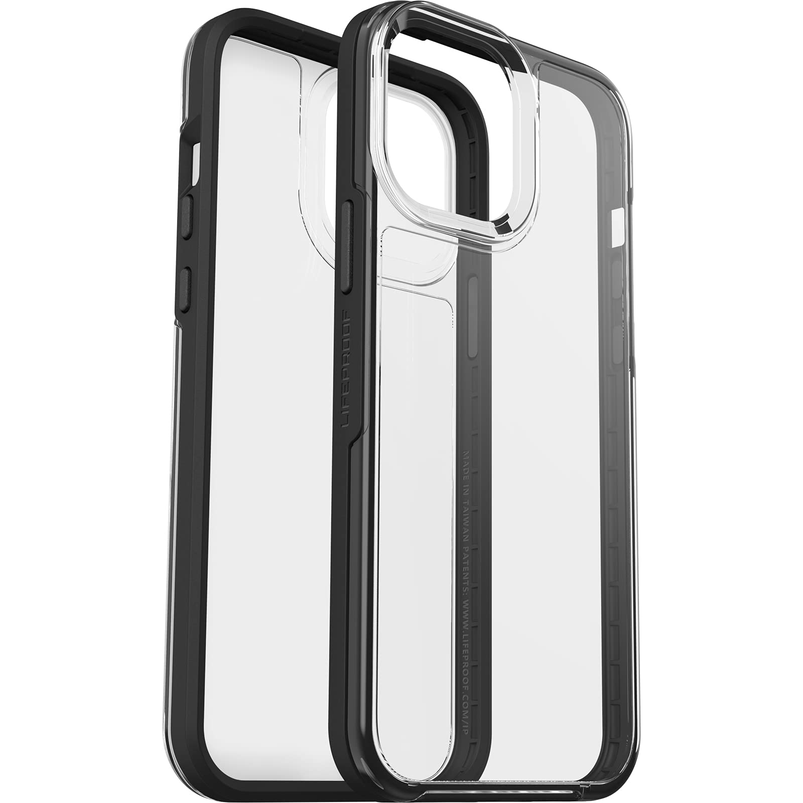 LifeProof SEE SERIES Waterproof Case for iPhone 13 Pro Max & iPhone 12 Pro Max - Black Crystal Clear Protective Cover | Perfect for Outdoor Adventures, Swimming & Daily Protection