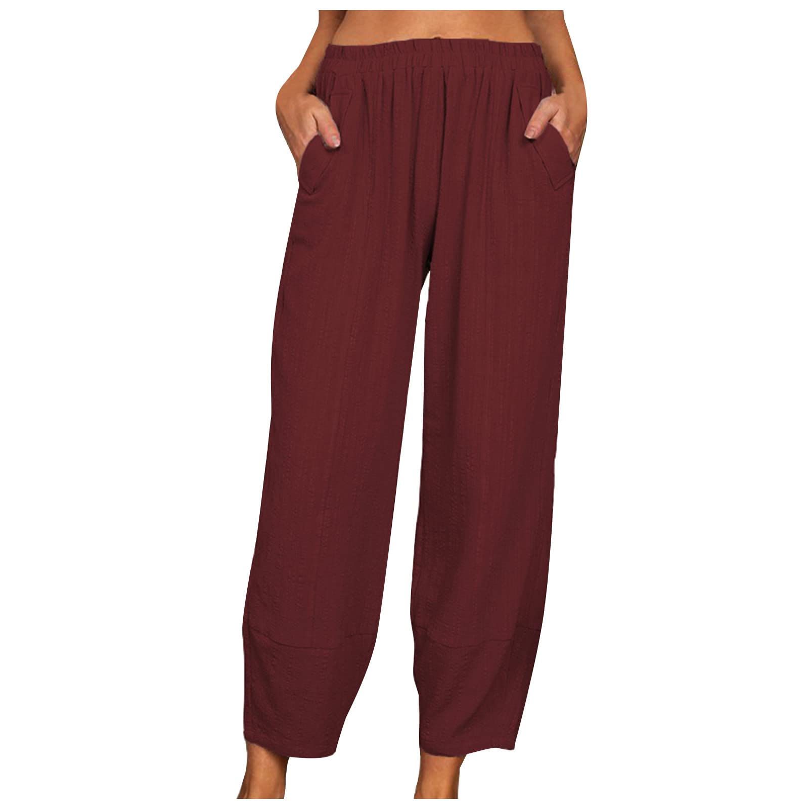 Women's Floral Print Wide Leg Lounge Pants - Business Casual Work Trousers for Office & Tall Women | Perfect for Workwear, Travel & Relaxation