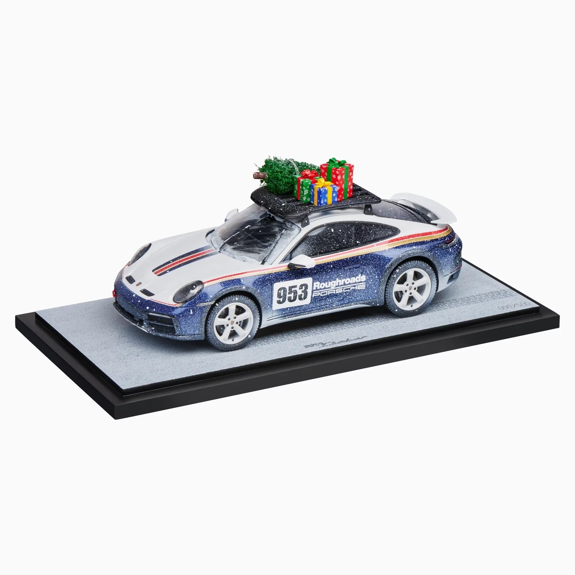 Porsche 911 Dakar (992) 1:18 Scale Die-Cast Model Car - Limited Christmas Edition - Collector's Item for Display, Gifts & Car Enthusiasts