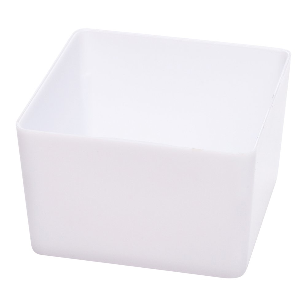 Restaurantware 2oz Mini Dessert Cups - 100-Pack Square Disposable Plastic Parfait Cups for Mousse, Pudding, Snacks & Samples | Perfect for Weddings, Parties & Catering Events