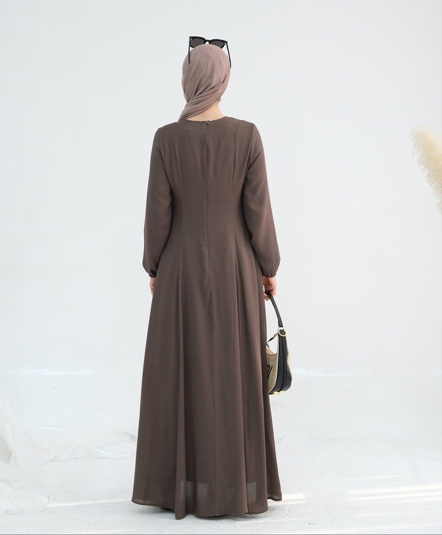 Isabella Maxi Dress for Women - Elegant Brown Long Flowy Summer Dress | Perfect for Beach, Vacation, and Casual Outings