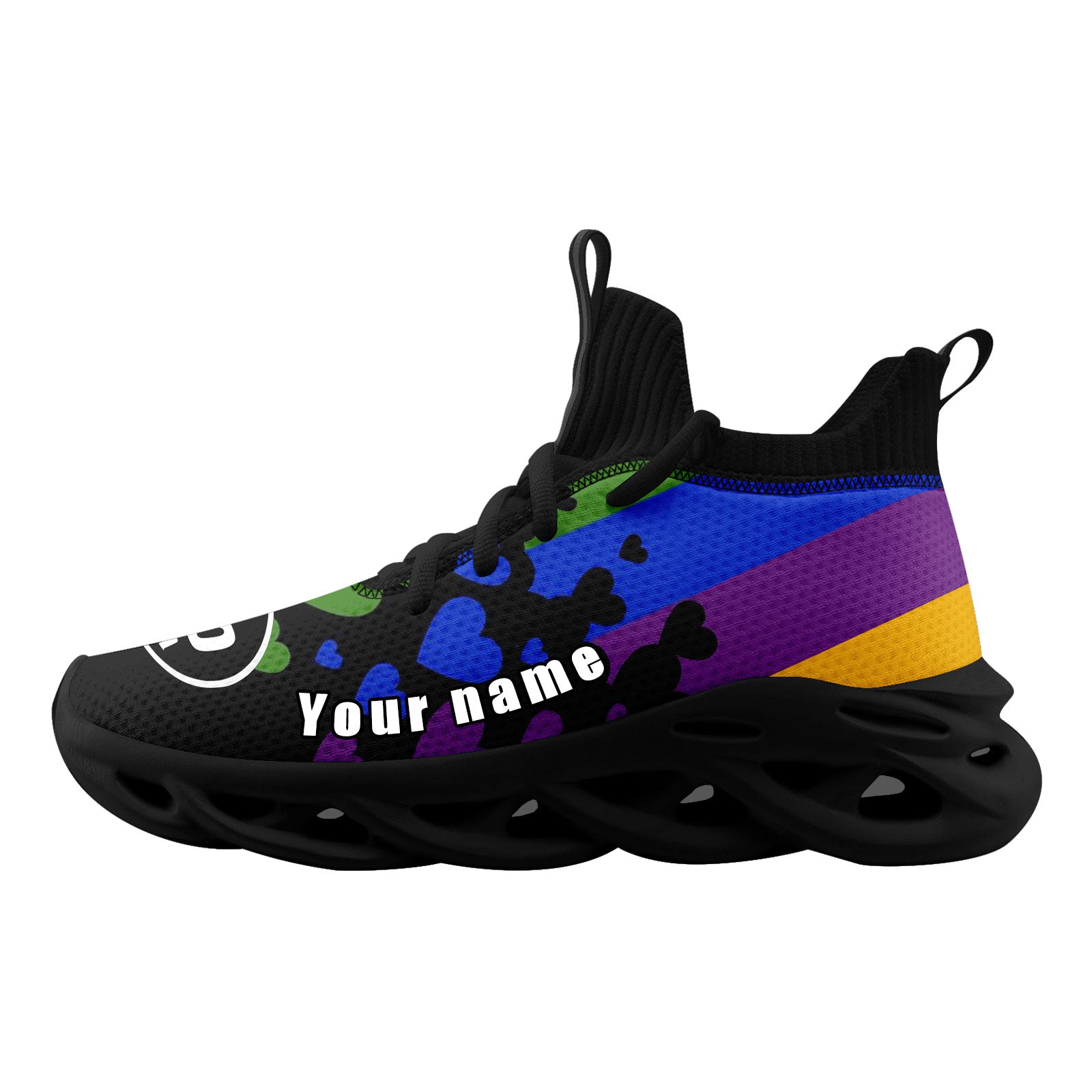 Custom Maxsoul Personalized Sneakers for Men & Women - Breathable Running Shoes FN030A D025003 Size 13 - Perfect for Gym Workouts, Jogging & Casual Wear