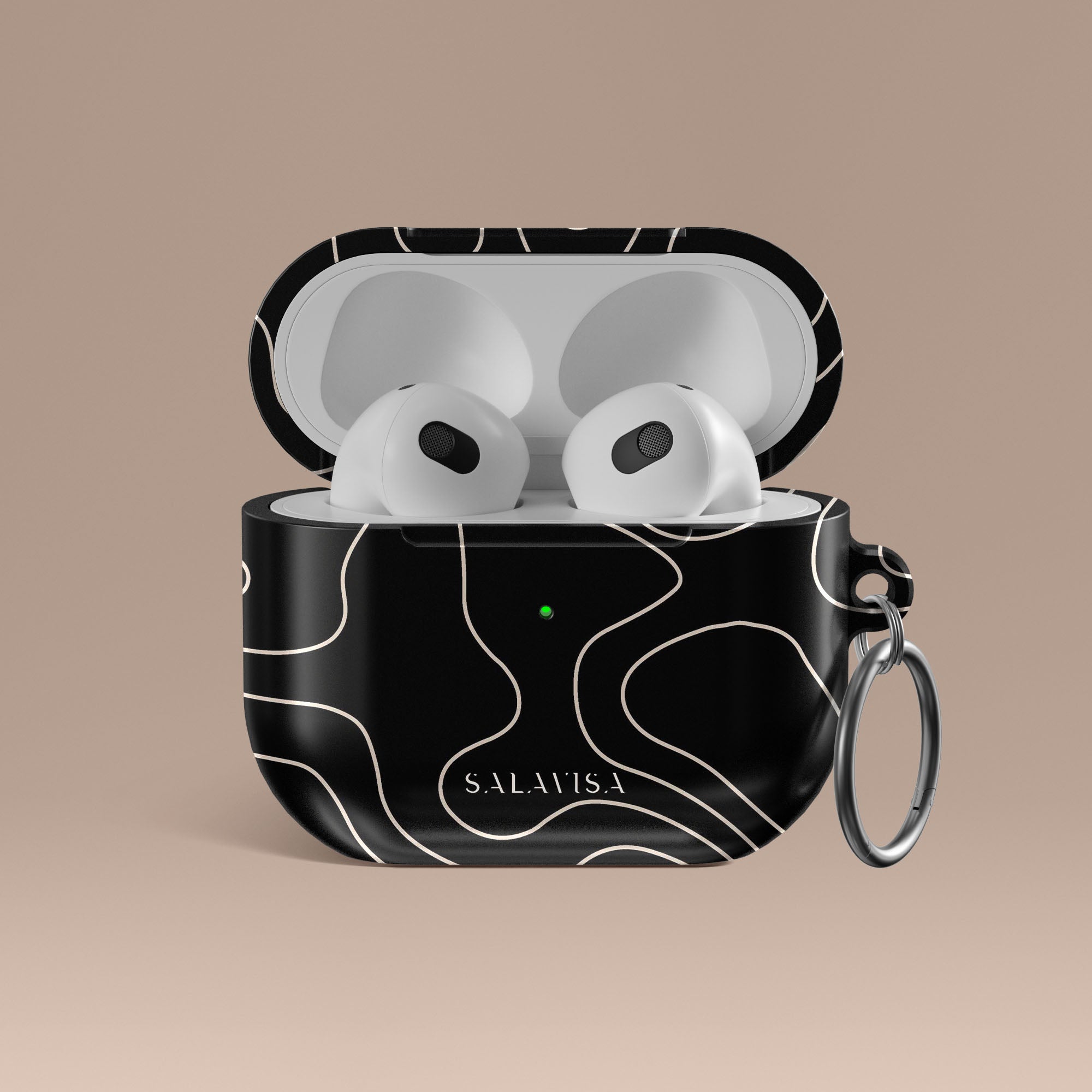 Premium AirPods Case with Custom Map Design - Durable Protective Cover for Apple AirPods 1/2/3 & Pro - Perfect for Travel, Hiking & Outdoor Adventures
