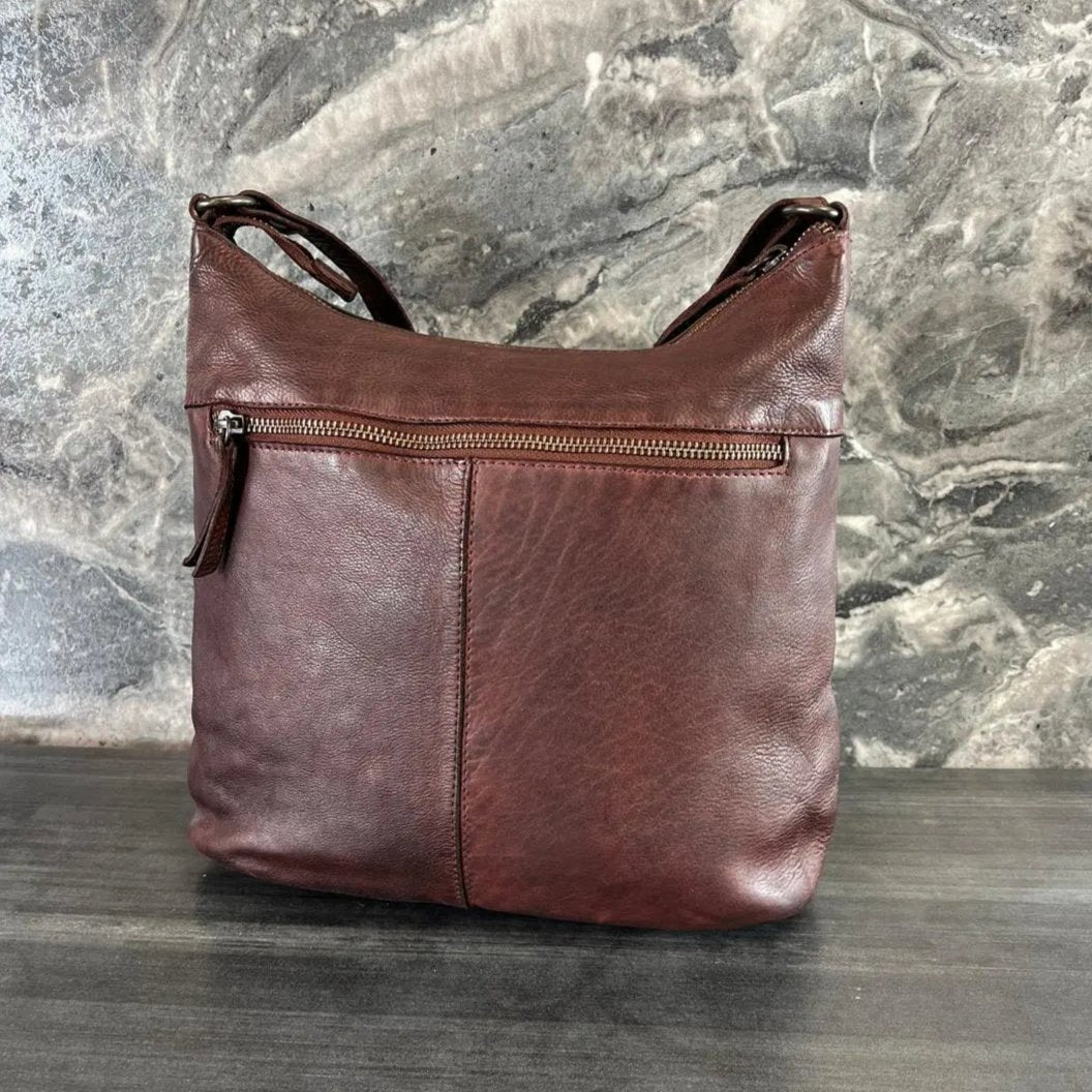 MET Floral Stitch Leather Tote Bag for Women - Adjustable Shoulder Strap, Spacious Handbag for Work, Travel & Daily Use