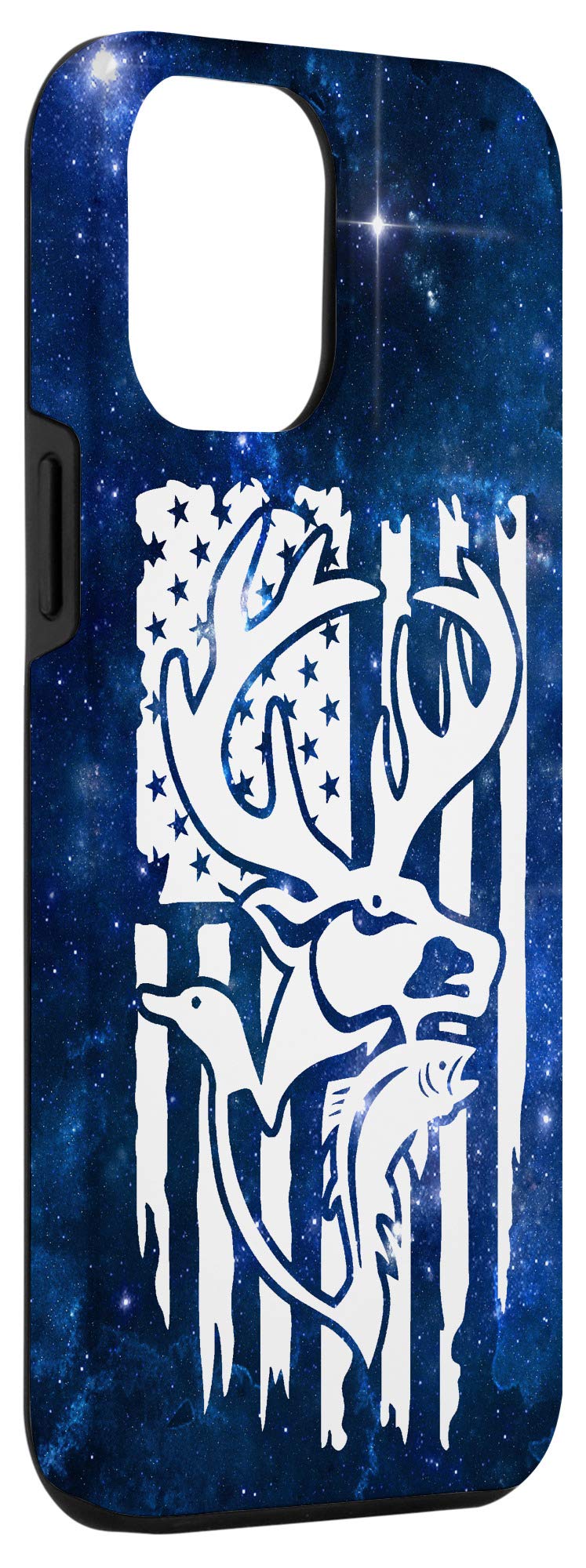 iPhone 12 Pro Max Case - Space Galaxy Camouflage Design | Shockproof Protective Cover for Hunting, Fishing & Outdoor Activities | Perfect for Duck & Deer Hunting Enthusiasts