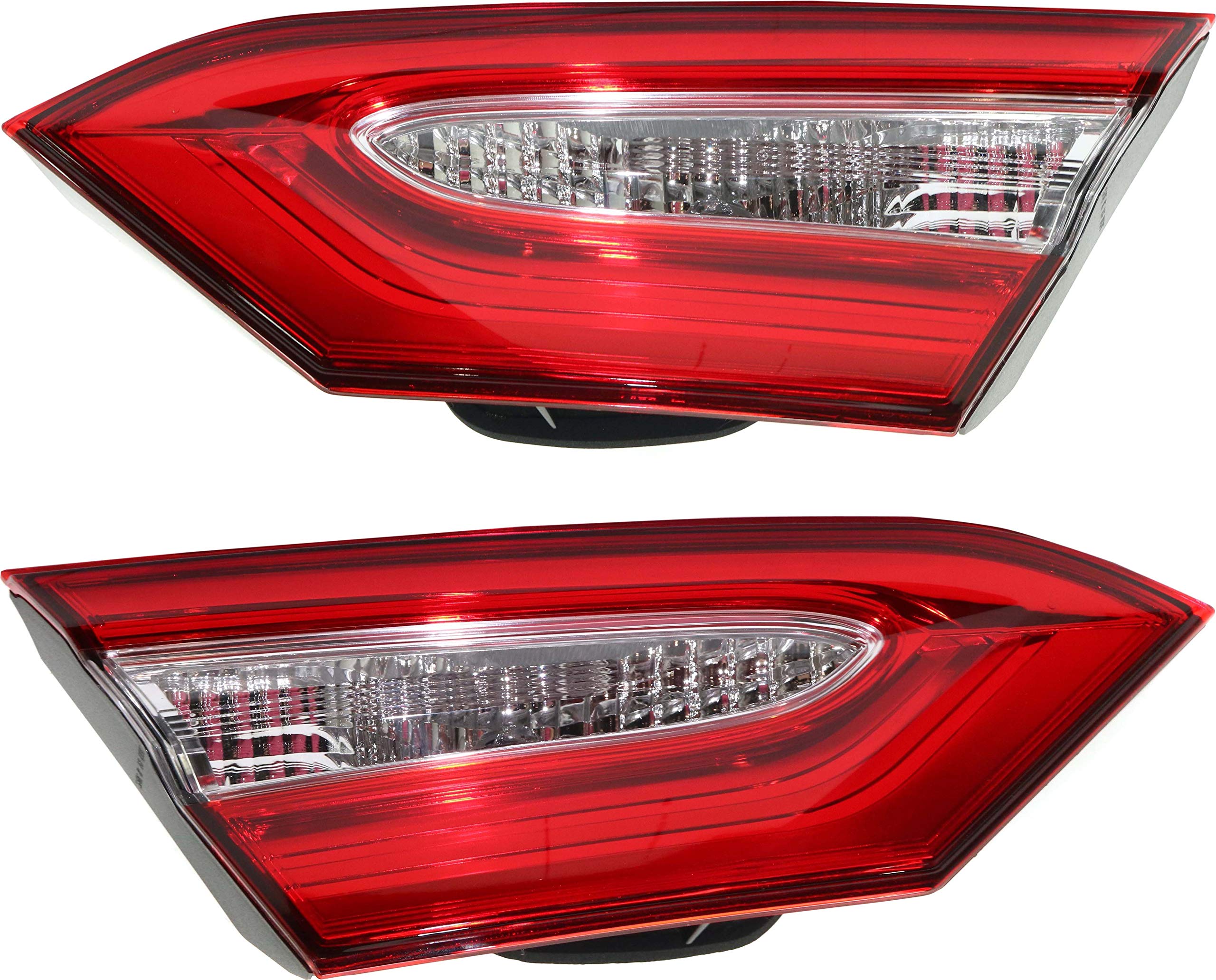 Go-Parts CAPA-Certified Inner Tail Lights Assembly for 2018-2019 Toyota Camry SE & Hybrid SE Models (North America Built) - Passenger & Driver Side Replacement - Perfect for Night Driving Safety & Style Upgrade