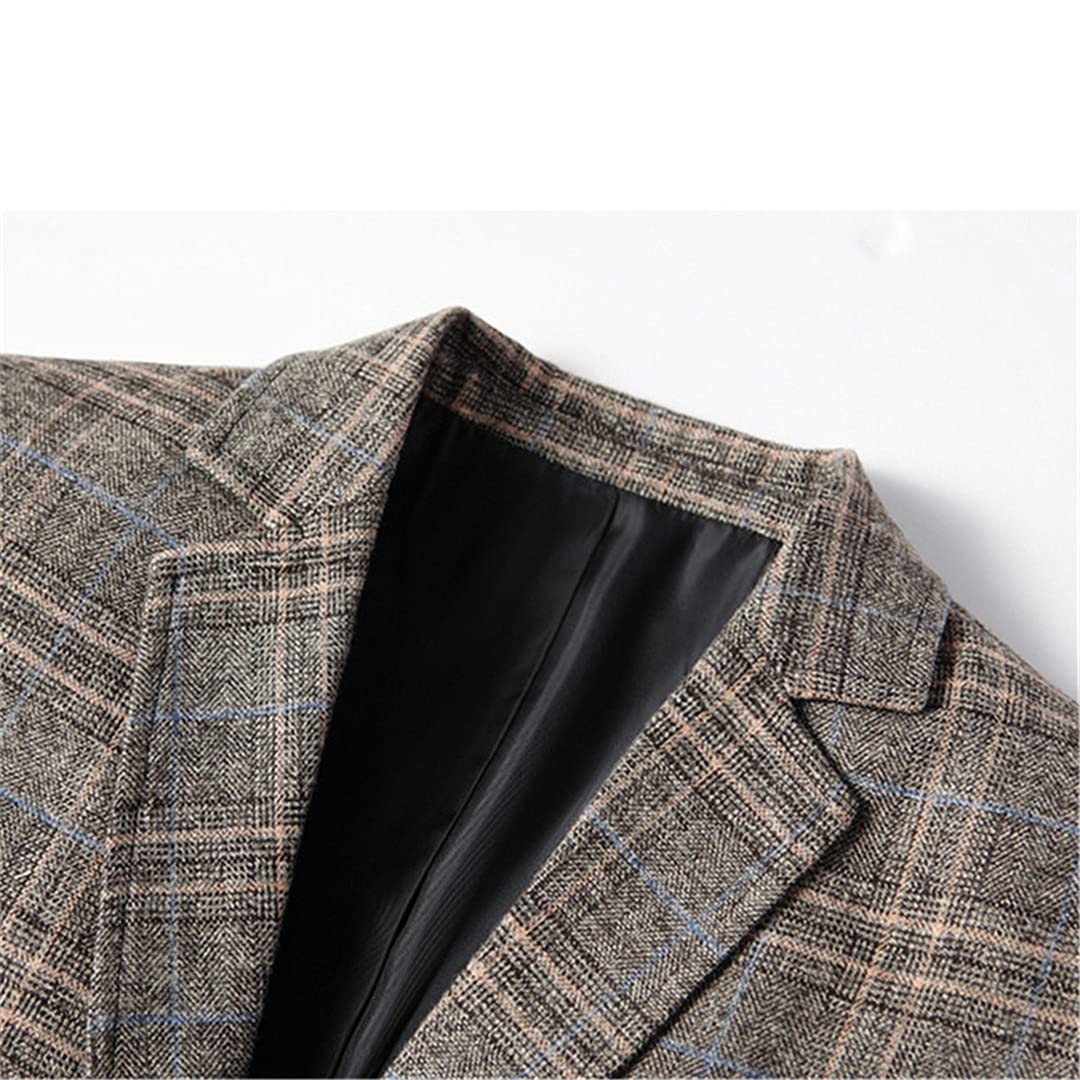 Men's Spring Plaid Blazer - Wedding & Business Casual Suit Jacket for Formal Occasions | Office Wear, Date Night & Special Events