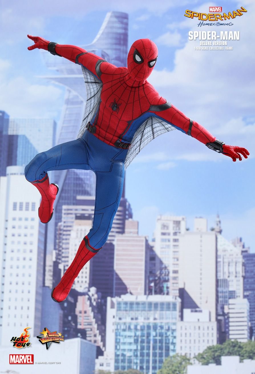 Spider-Man: Homecoming 1/6 Scale Collectible Figure - Movie Masterpiece for Marvel Fans & Collectors | Perfect for Display, Gifts, and Superhero Decor