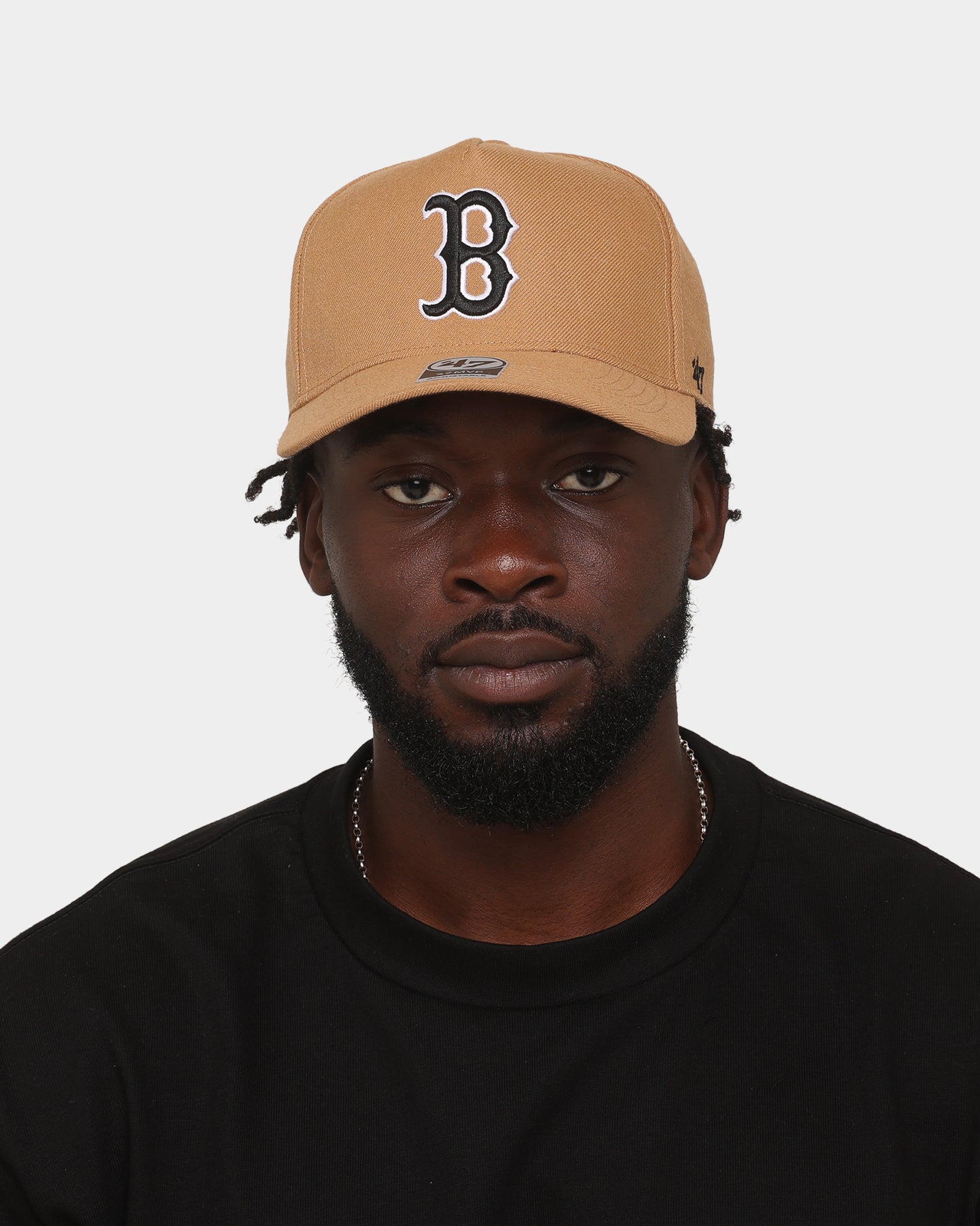 47 Brand Boston Red Sox Replica MVP DT Snapback Camel Hat - Official MLB Licensed Baseball Cap for Men & Women - Perfect for Games, Sports Events & Casual Wear