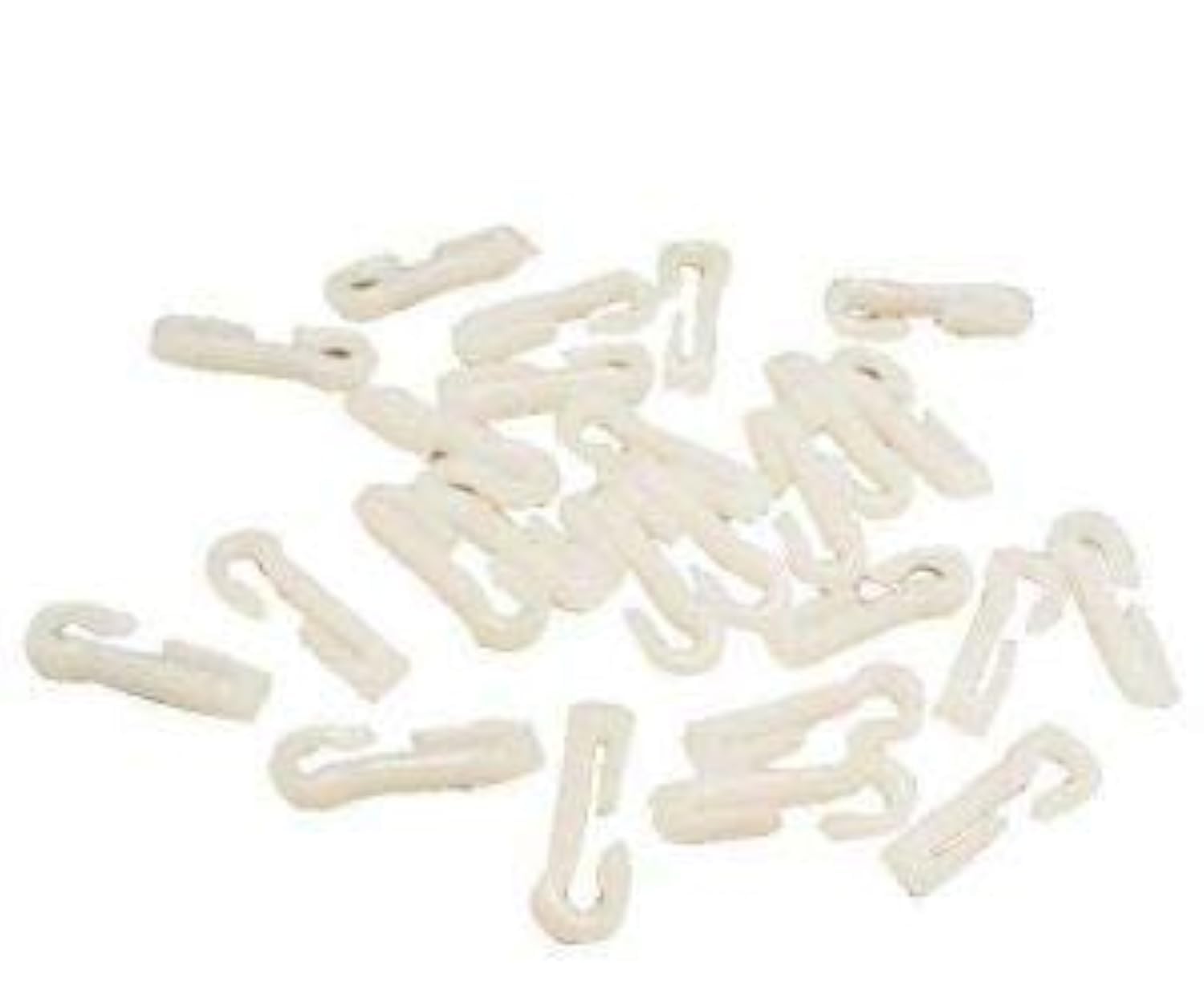 Silent Gliss Curtain Hooks - 25 Pack Premium Drapery Hooks for Smooth Curtain Gliding - Perfect for Living Room, Bedroom & Home Decor