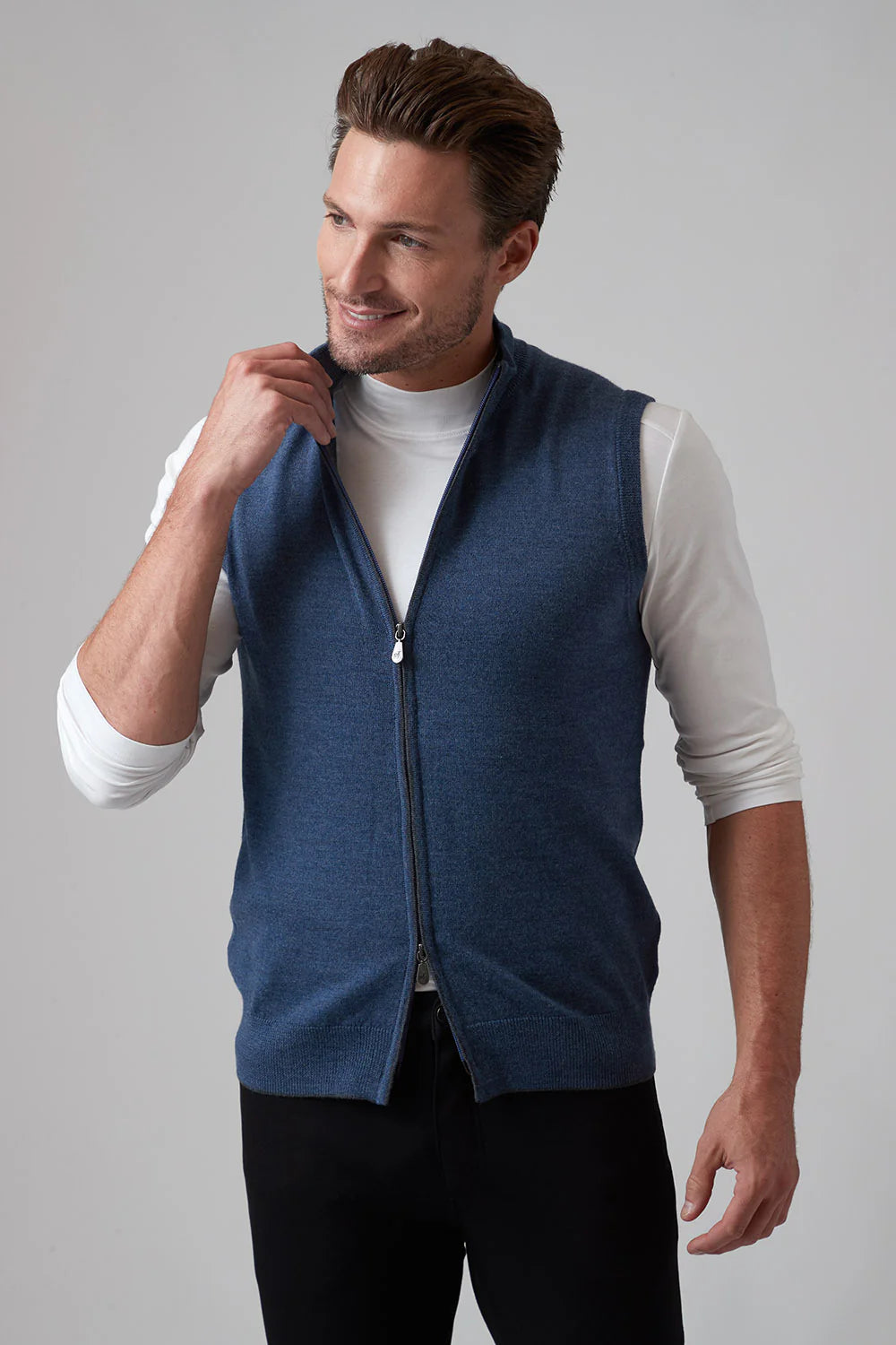 Sleeveless Full Zip Vest for Men & Women - Lightweight Outdoor Sports Jacket for Running, Hiking, and Travel