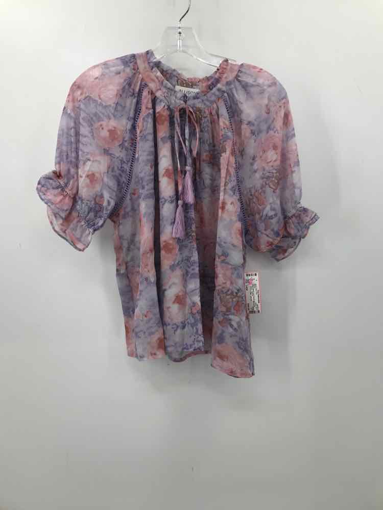 Vintage Allison New York Purple Blouse Women's Size Large - Perfect for Office Wear, Parties & Special Occasions