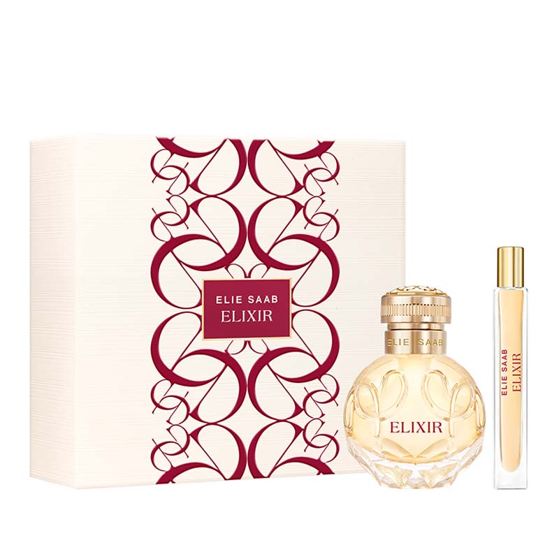 Elie Saab Elixir Perfume Gift Set for Women - Luxury Fragrance Collection with Eau de Parfum & Body Lotion - Perfect for Birthday, Anniversary & Valentine's Day Gifts