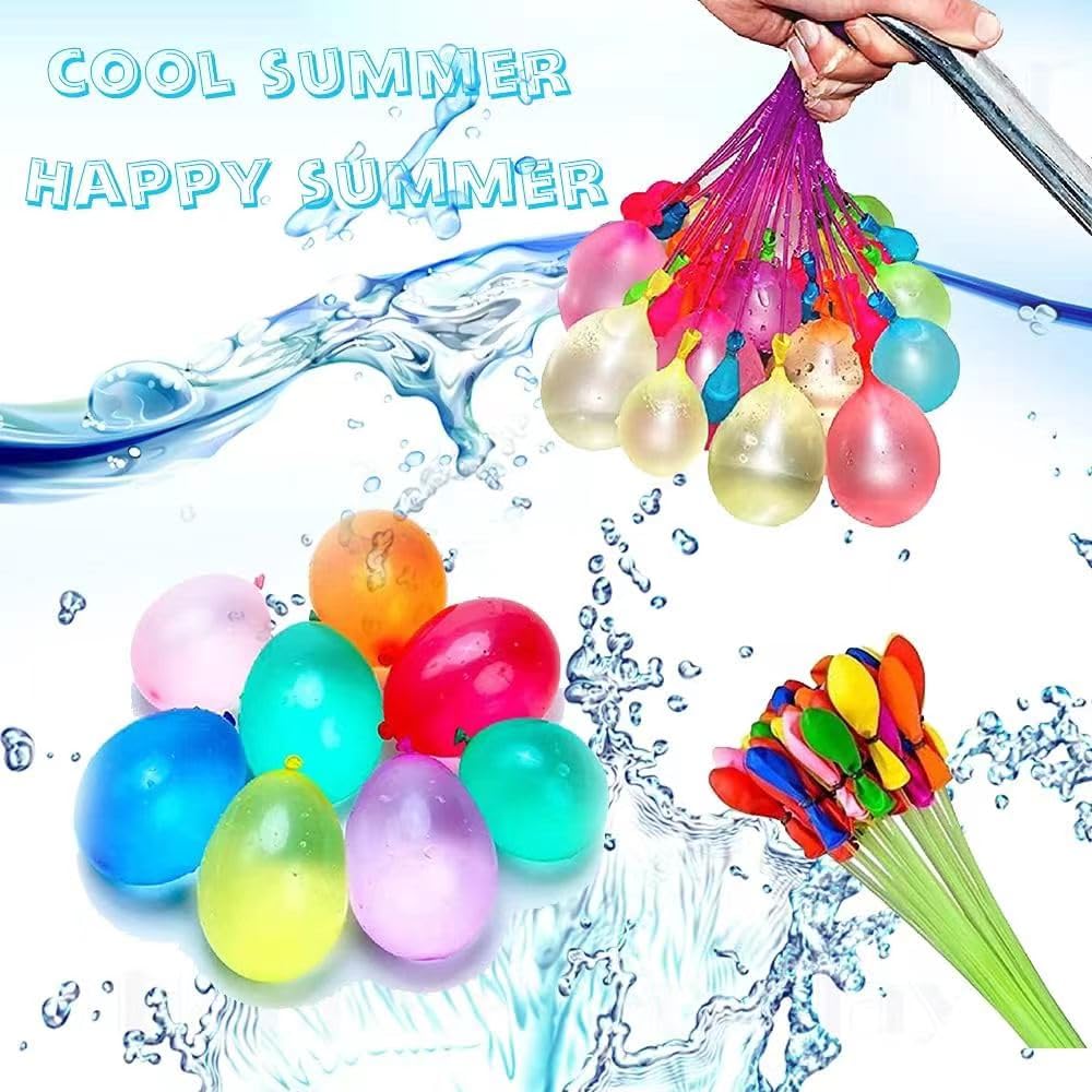 1000 Pcs Quick Fill Water Balloons for Summer Fun - Fast Filling, Durable & Reusable - Perfect for Kids, Adults, Backyard Parties, Pool Games & Outdoor Water Fights