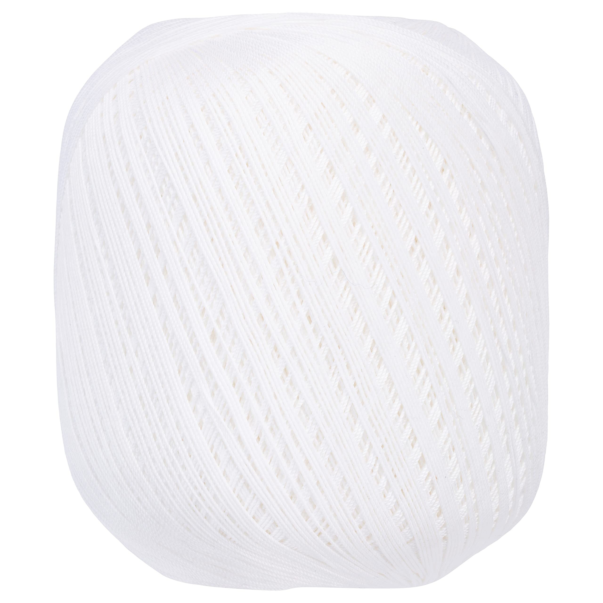 Aunt Lydia's Value Crochet Cotton Thread - Size 10, White (151.0201) | Perfect for Doilies, Amigurumi & Crochet Projects