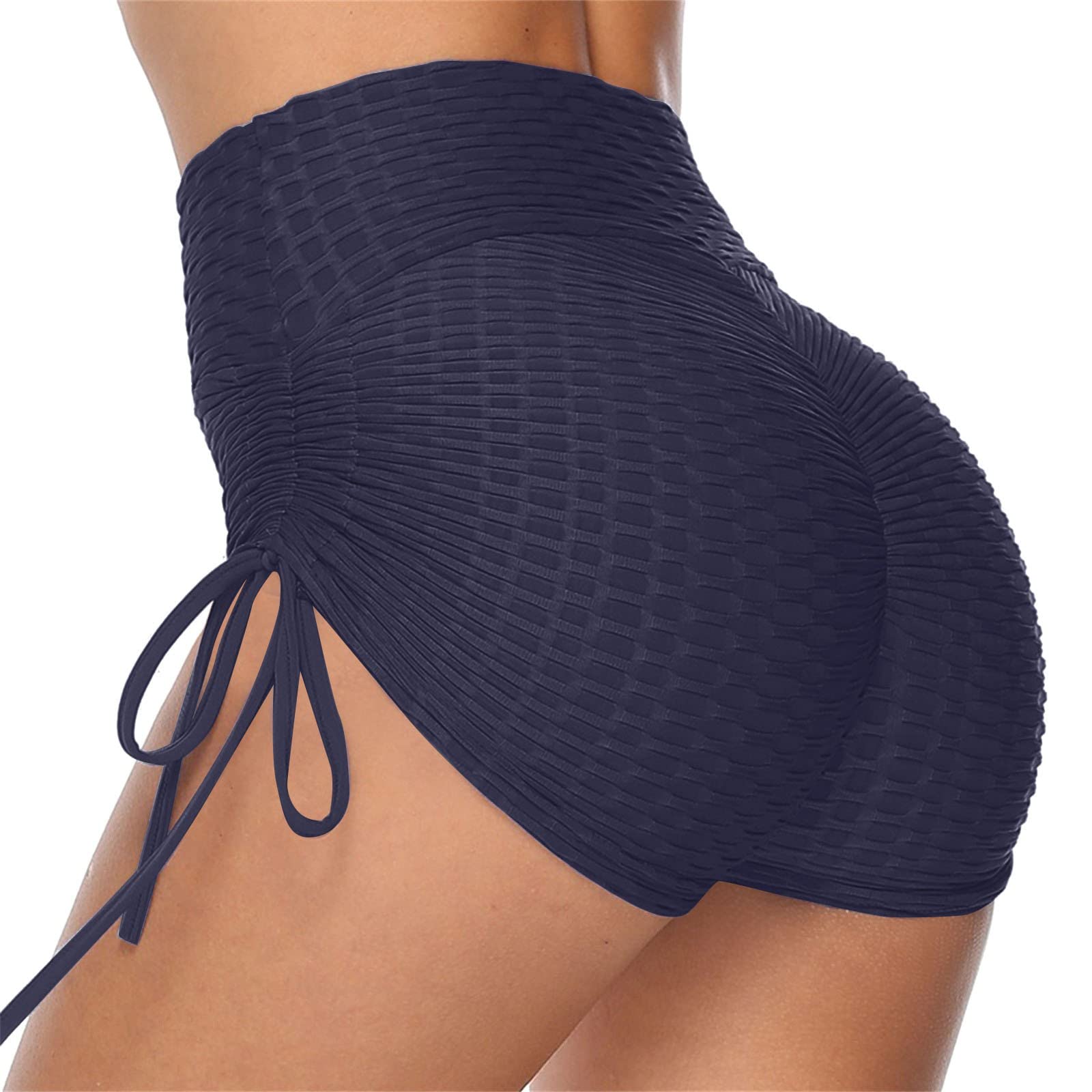 Fredney Women's Sexy Letter Print Workout Shorts - High Waist Compression Athletic Shorts for Running, Yoga, Gym & Lounge Wear - Comfortable & Stylish Clubwear & Homewear