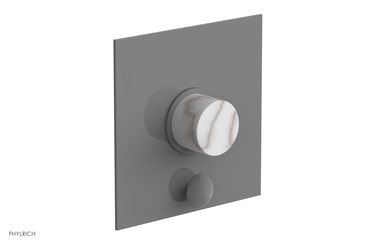 Premium BASIC II Pressure Balance Shower Plate with Diverter & Handle Trim Set - 4 Inch Chrome Finish for Bathroom Renovation | Perfect for Modern Home & Spa Experience