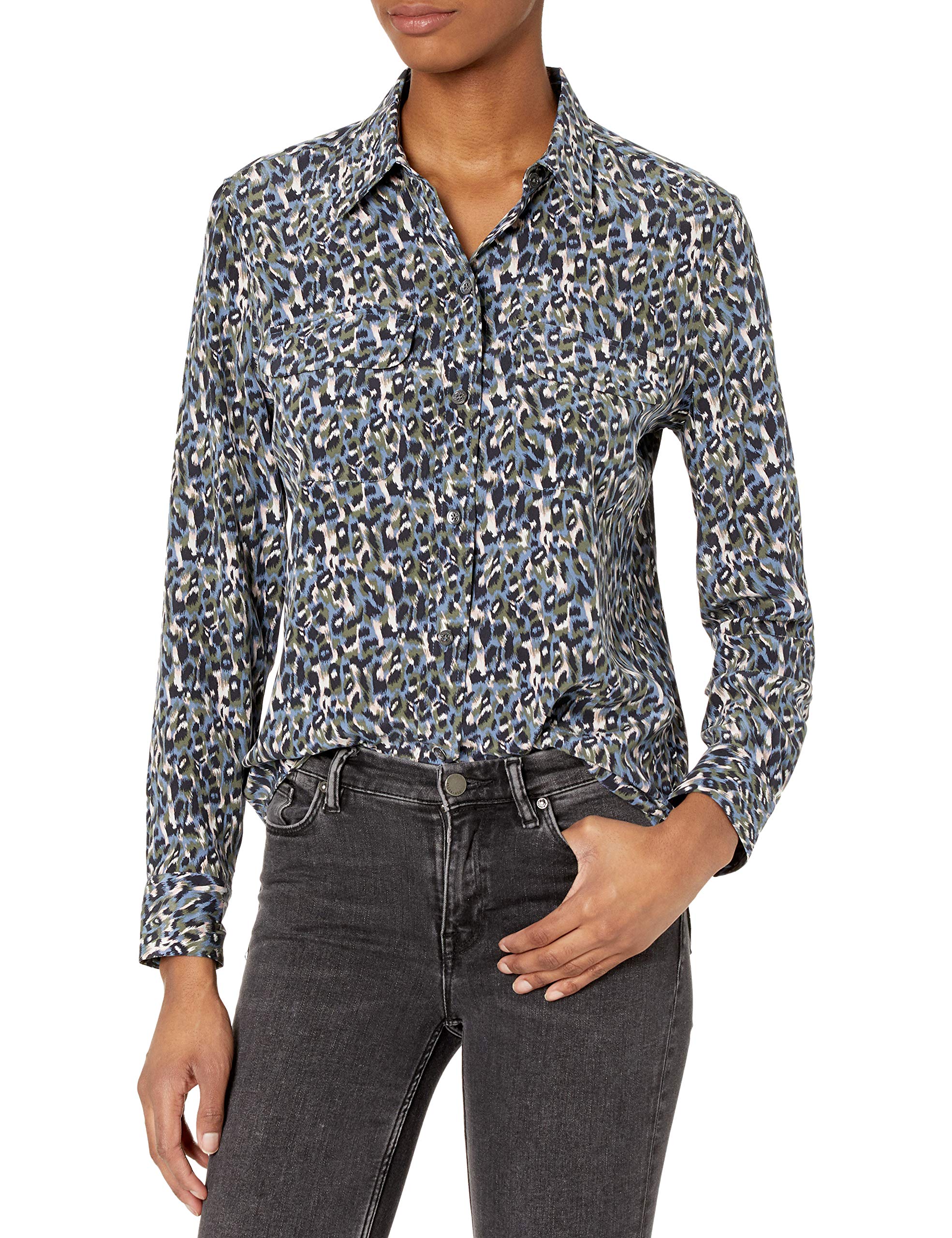 Women's Slim Fit Signature Blouse - Elegant Office Wear & Casual Tops for Work & Everyday Outfits | Professional & Stylish Shirts for Women