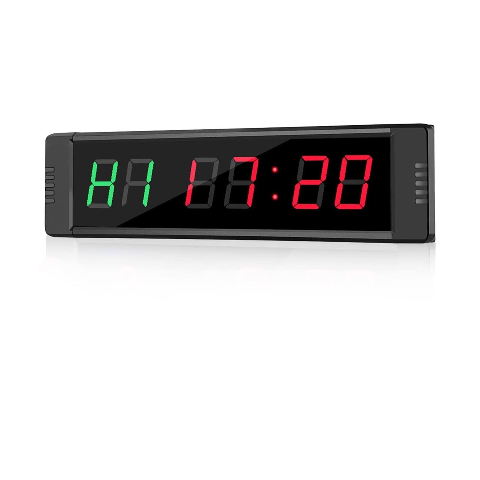 Interval Training Timer with Remote Control - LED Digital Countdown Clock for Gym, Fitness, Garage & Outdoor Sports - Perfect for HIIT, Workouts, and Home Exercise