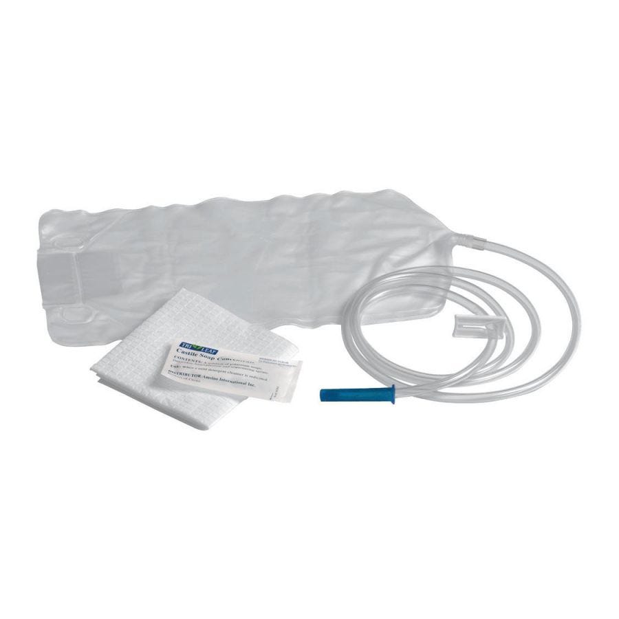 Premium Enema Bag Kit for Home Use - 1 Count | High-Quality Silicone Enema Bag with Tube & Nozzle | Ideal for Colon Cleansing, Detox & Constipation Relief