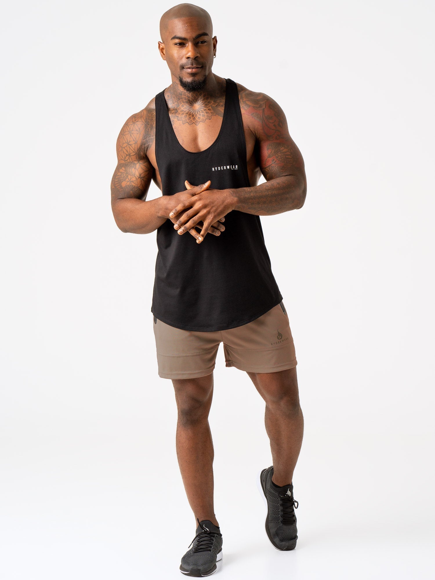 Advanced Mesh Running Shorts Taupe - Lightweight & Breathable Workout Shorts for Men - Perfect for Jogging, Gym & Outdoor Activities
