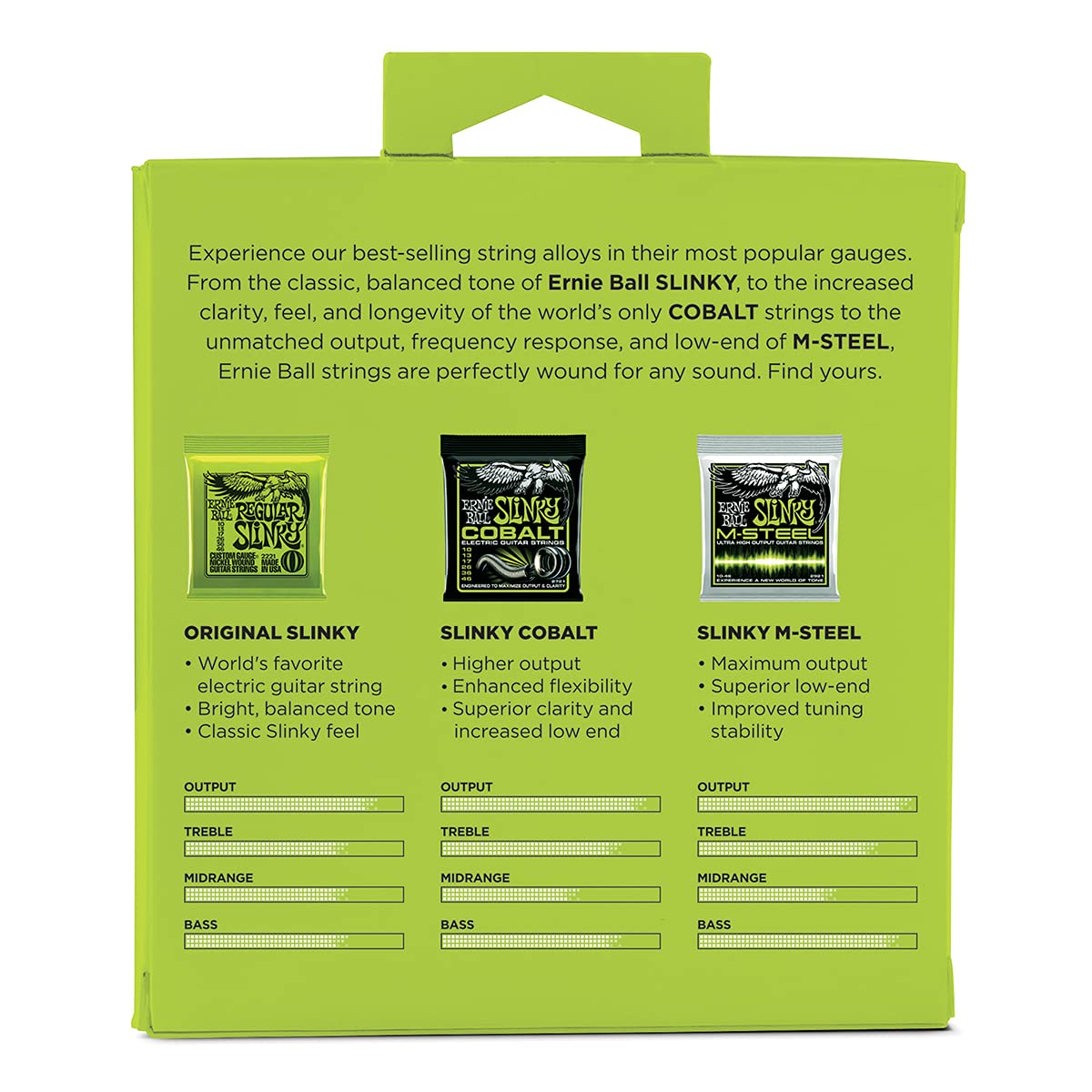 Ernie Ball Regular Slinky Electric Guitar Strings 10-46 Gauge (P03331) - Nickel Wound for Bright Tone & Longevity | Perfect for Rock, Blues & Studio Recording