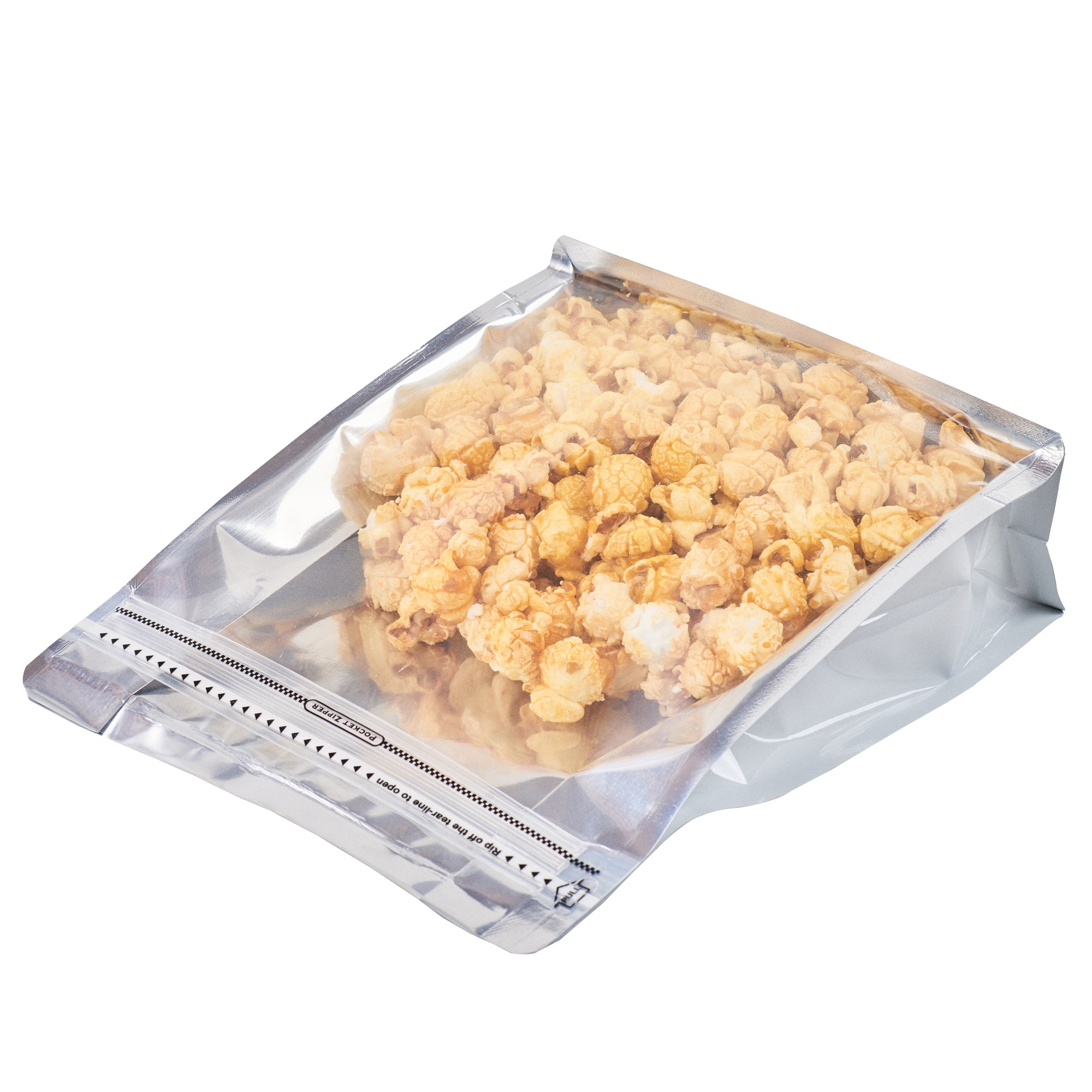 Premium White Plastic Large Snack Bags - Double Seal, Rip Lock & Heat Sealable (9.5