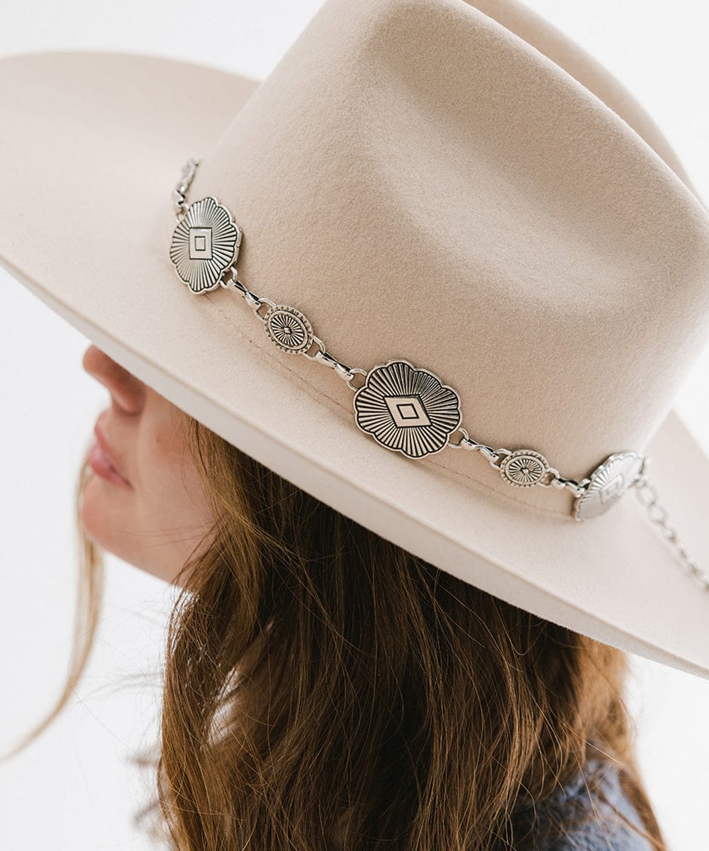 Western Concho Band - Vintage Style Leather Belt with Silver Conchos for Men & Women | Perfect for Cowboy Boots, Rodeo & Western Fashion Outfits