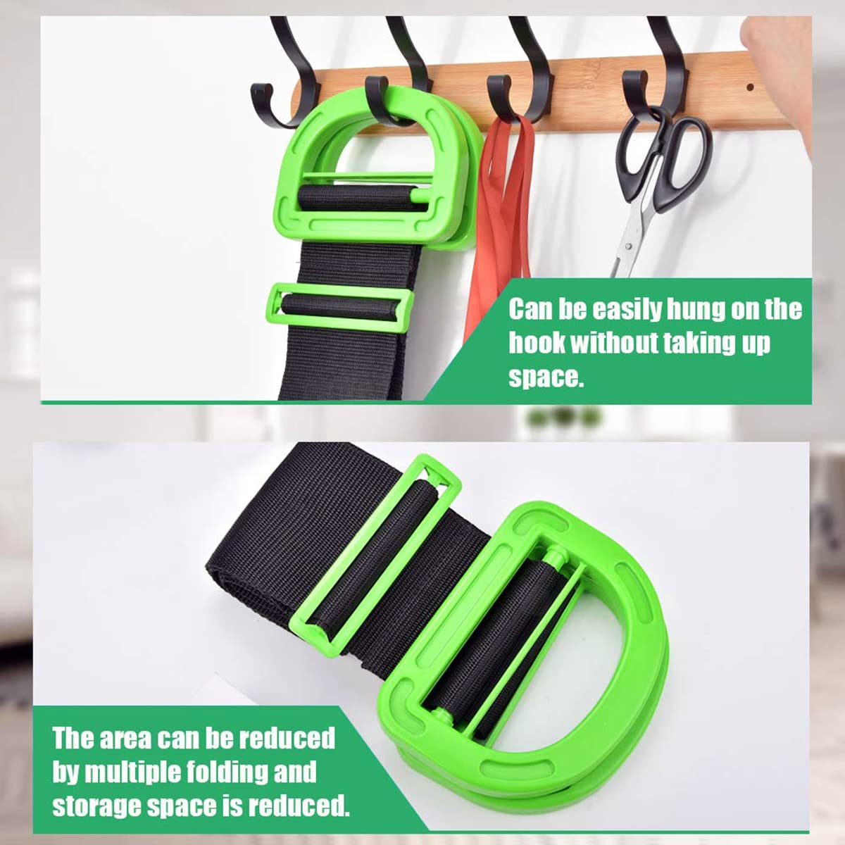 MOSOTON Heavy Duty Moving Straps - 2 Pack with 4 Free Safety Gloves - Secure Furniture, Mattress, Box Transport - Perfect for Home Moves, Storage & Delivery Services
