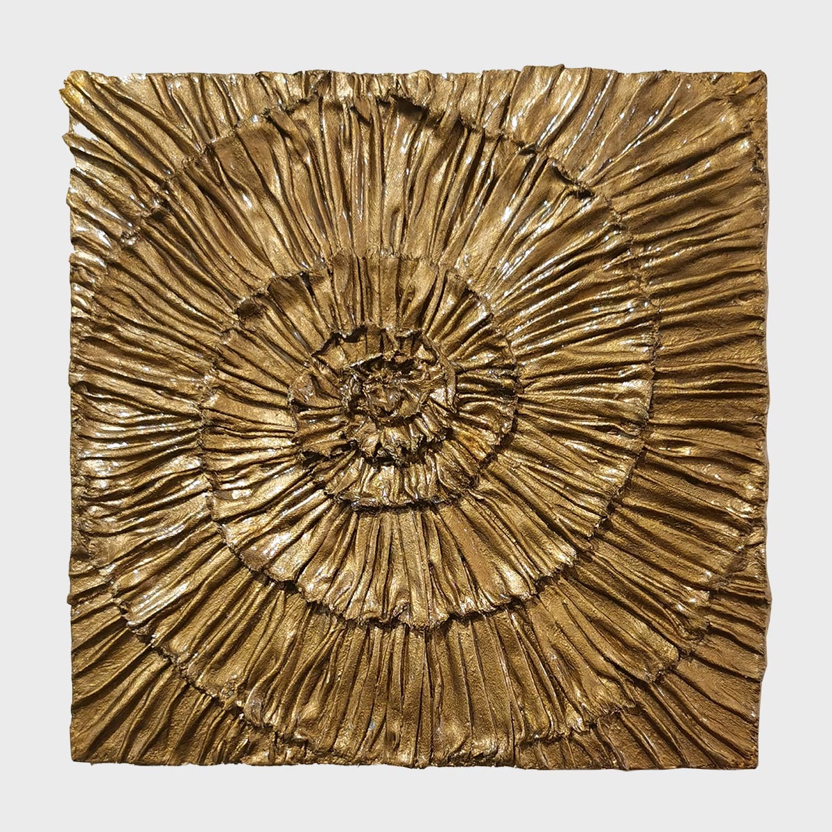Golden Spiral (Mini) - Premium Decorative Spiral for Home Decor, Office Desk & Gift Giving | Perfect for Zen Gardens, Meditation Spaces & Feng Shui Arrangements