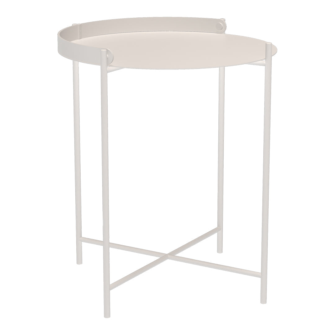 Modern Edge Tray Coffee Table - Minimalist Side Table with Storage Shelf for Living Room, Bedroom, Office - Perfect for Holding Drinks, Books, and Decor