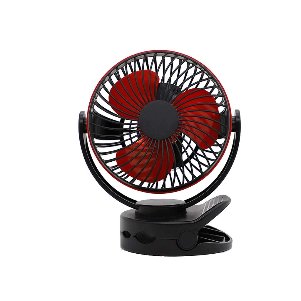USB Mini Clip Fan - Portable Rechargeable Desktop Fan with 360° Rotation, Ultra Quiet for Office, Dorm & Home Use | Perfect for Studying, Working & Sleeping