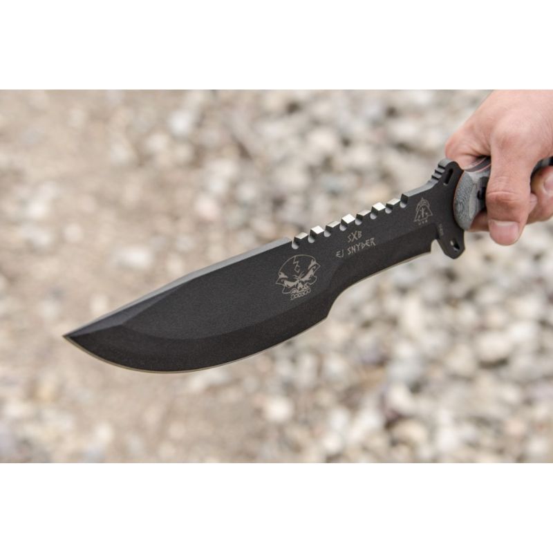 TOPS Knives Skullcrusher's Xtreme Tactical Fixed Blade Knife - Survival, Camping, Hunting & Outdoor Adventures