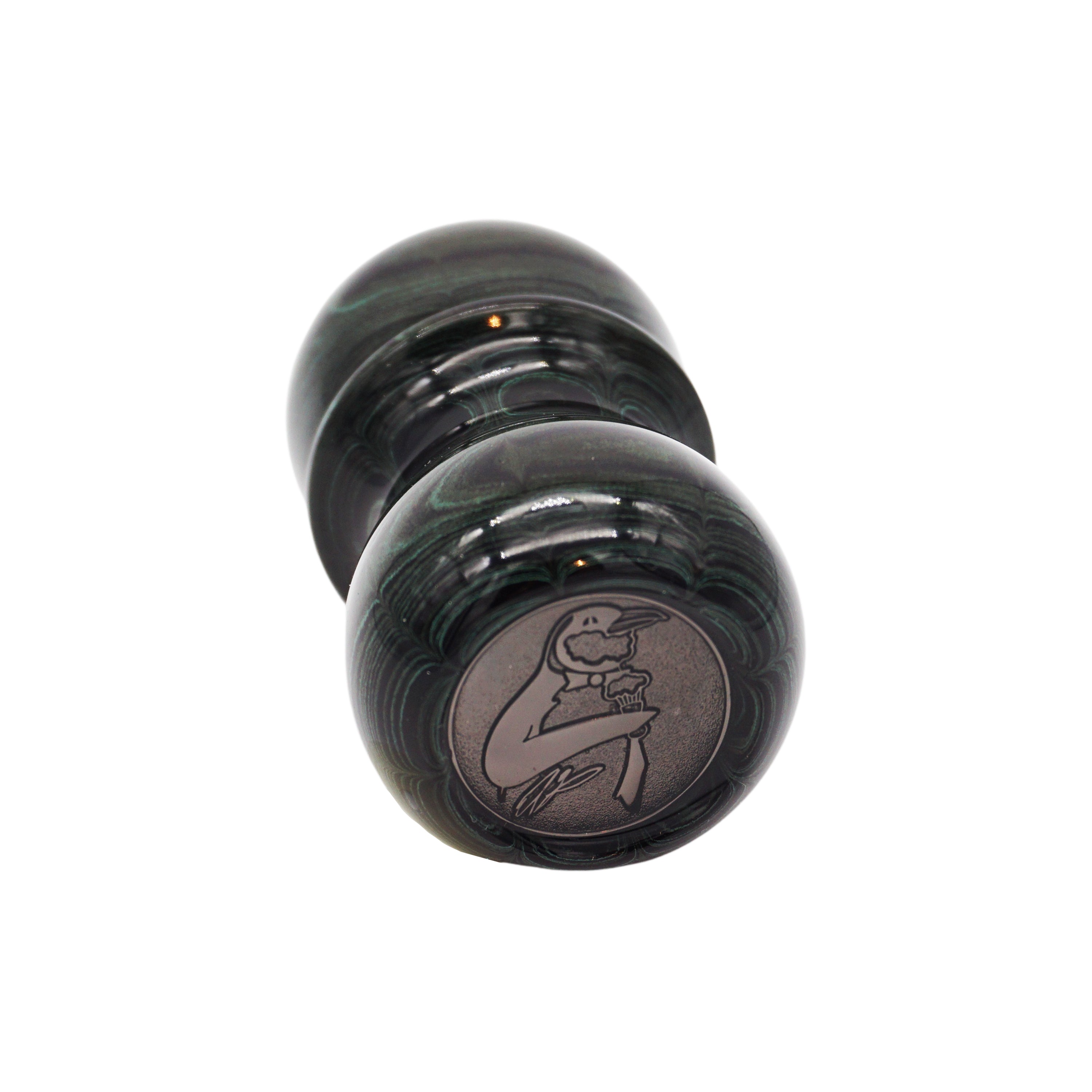 Premium Jaguar Ebonite Handcrafted Shaving Brush Handle - Fits 24mm & 26mm Knots - Perfect for Wet Shaving & Grooming Gifts for Men