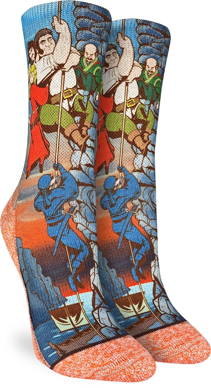 Good Luck Sock Women's The Princess Bride Novelty Socks - Fun & Comfortable Crew Socks for Adults - Perfect Gift for Movie Fans & Princess Bride Lovers