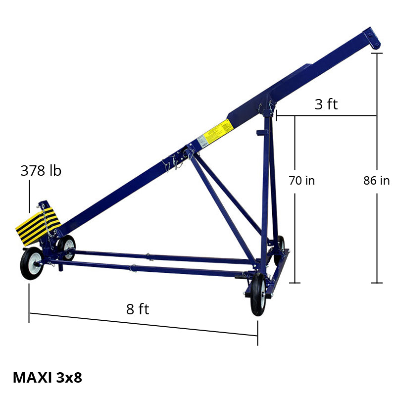 MIO Roof Riggers Maxi 3x8 - Heavy Duty Roof Rack Cross Bars for SUVs & Trucks - Perfect for Camping, Kayaking & Outdoor Adventures