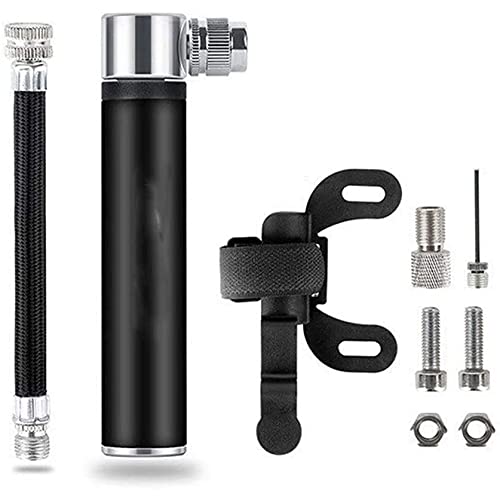 Portable 100PSI Mini Bike Pump - Handheld MTB Tire Inflator for Mountain & Road Bicycles - Compact Cycling Accessories with Pressure Gauge - Perfect for Trail Rides, Commuting & Emergency Roadside Repairs