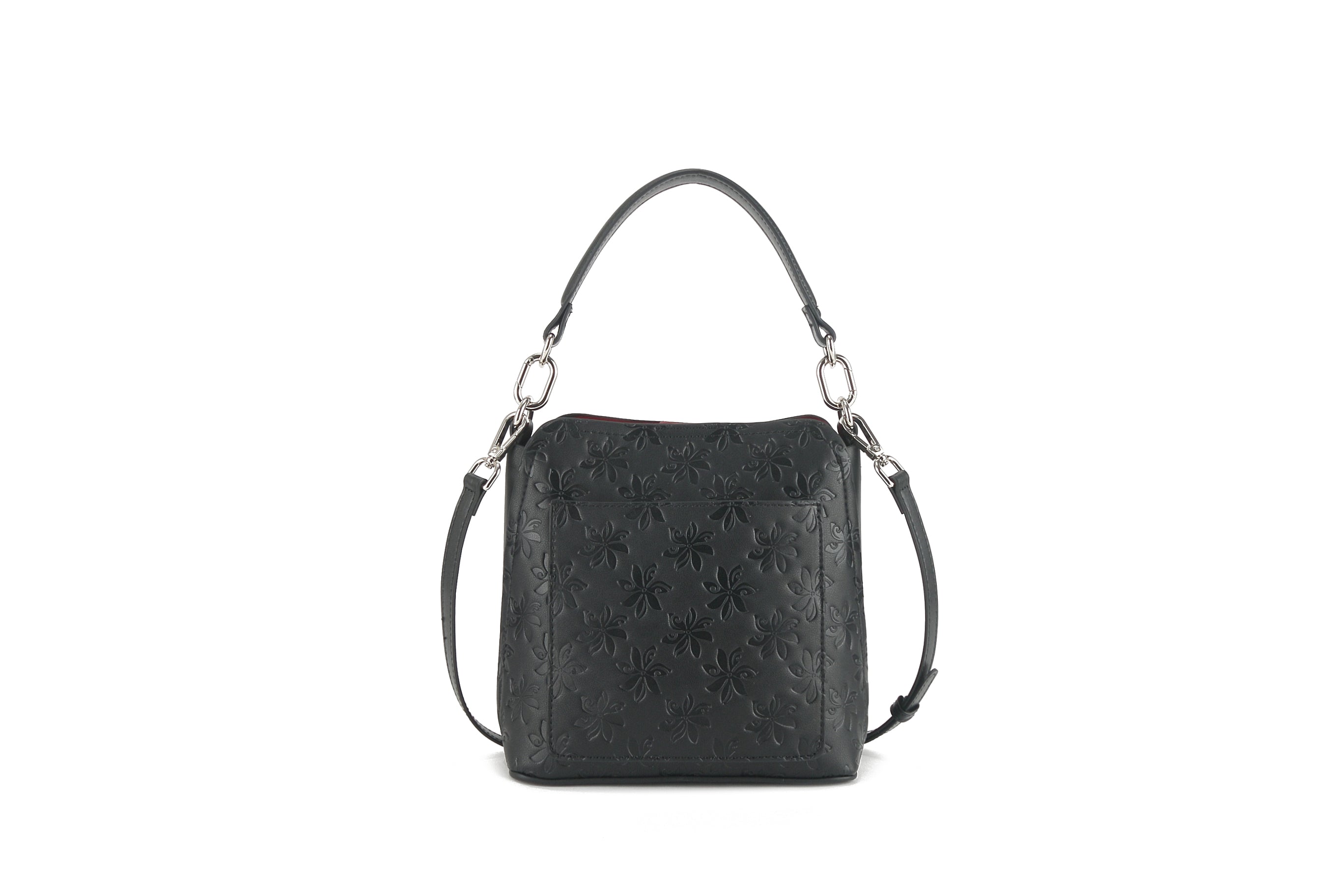 Abby Tiare Embossed Black Crossbody Bag - Stylish Leather Shoulder Purse for Women, Perfect for Work, Travel & Everyday Use