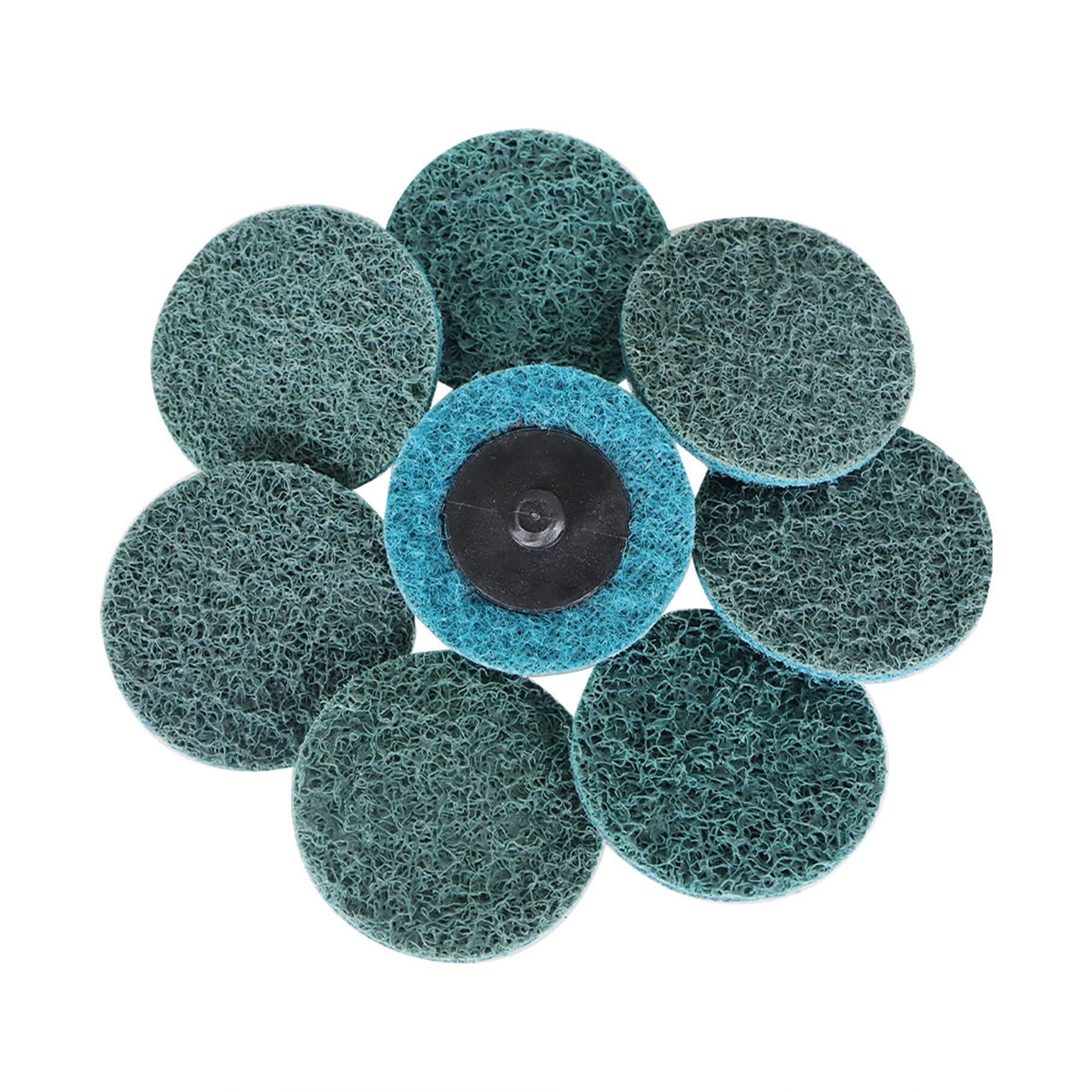 50Pcs 2 Inch Quick Change Sanding Discs - Fine Grit Surface Prep Conditioning Discs for Stripping, Grinding, Polishing & Finishing - Perfect for Woodworking, Metalworking & DIY Projects