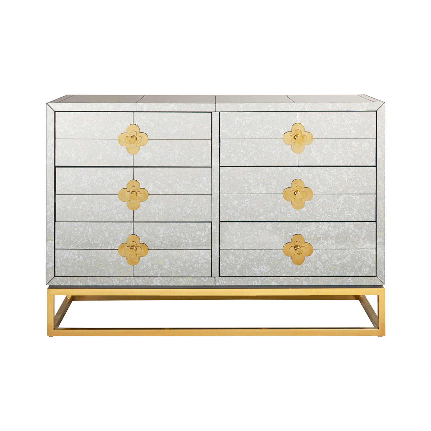 Delphine 6-Drawer Dresser - Modern Wooden Chest of Drawers for Bedroom Storage & Organization | Perfect for Clothes, Linens & Accessories