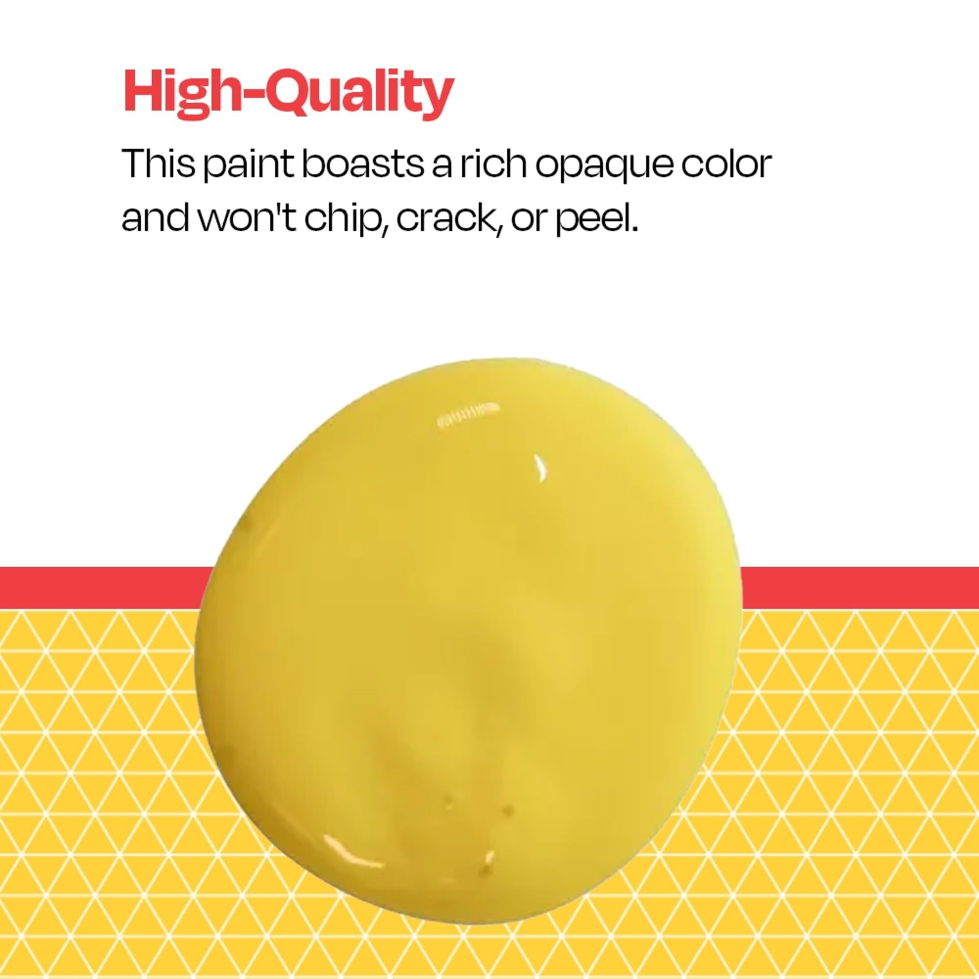 School Smart Washable Tempera Paint - Vibrant Yellow, 1 Pint Bottle for Kids Art Projects, Classroom Activities & DIY Crafts
