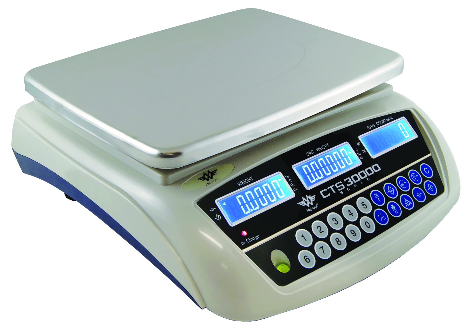 My Weigh Digital Counting Scale - High Precision 500g x 0.1g, Pack of 1, White - Perfect for Jewelry, Coins, and Small Parts Counting at Home or Office