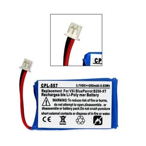 BlueParrot B250-XT 3.7V 250mAh Li-Polymer Replacement Battery for VXi Headsets - Perfect for Business Calls, Trucking, and Warehouse Communication
