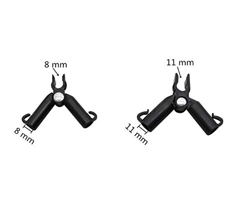 30Pcs Versatile Plant Connector Stakes - 11mm Garden Trellis Clips for Tomatoes, Cucumbers, Beans & Climbing Vegetables | Supports Trees & Fences | Durable Gardening Accessories for Indoor/Outdoor Plant Growth
