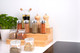 3-Tier Bamboo Shelf Organizer - Space-Saving Storage for Kitchen, Bathroom & Office - Perfect for Spices, Toiletries & Office Supplies
