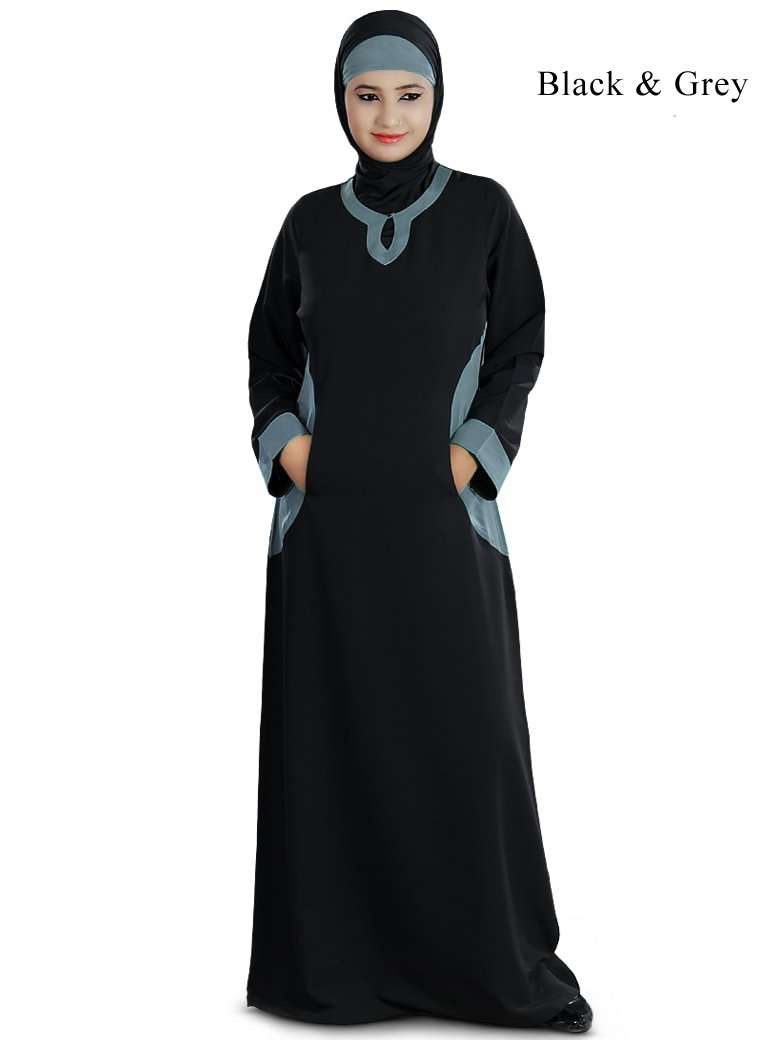 Elegant Daria Abaya for Women - Modest Muslim Prayer Dress - Perfect for Prayer, Mosque, and Special Occasions