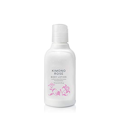 Thymes Petite Body Lotion - 2.5 Fl Oz - Kimono Rose Scent - Moisturizing Hand & Body Cream for Women - Perfect for Daily Hydration & Gift Giving